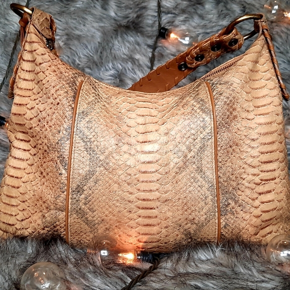 Via Spiga Python Handbag 14x11x4 - Picture 2 of 10